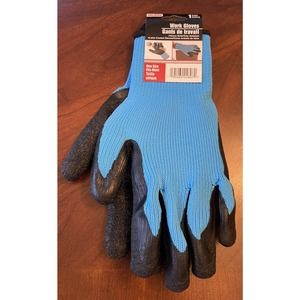 Tool bench Hardware latex gloves Heavy duty Blue safety latex-dipped